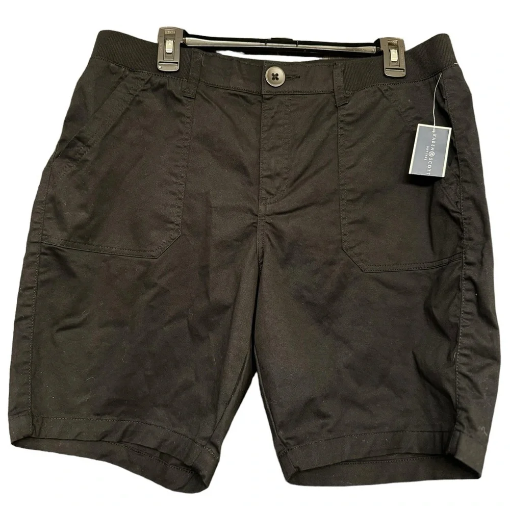 Karen Scott Mid Rise  Shorts size 14P